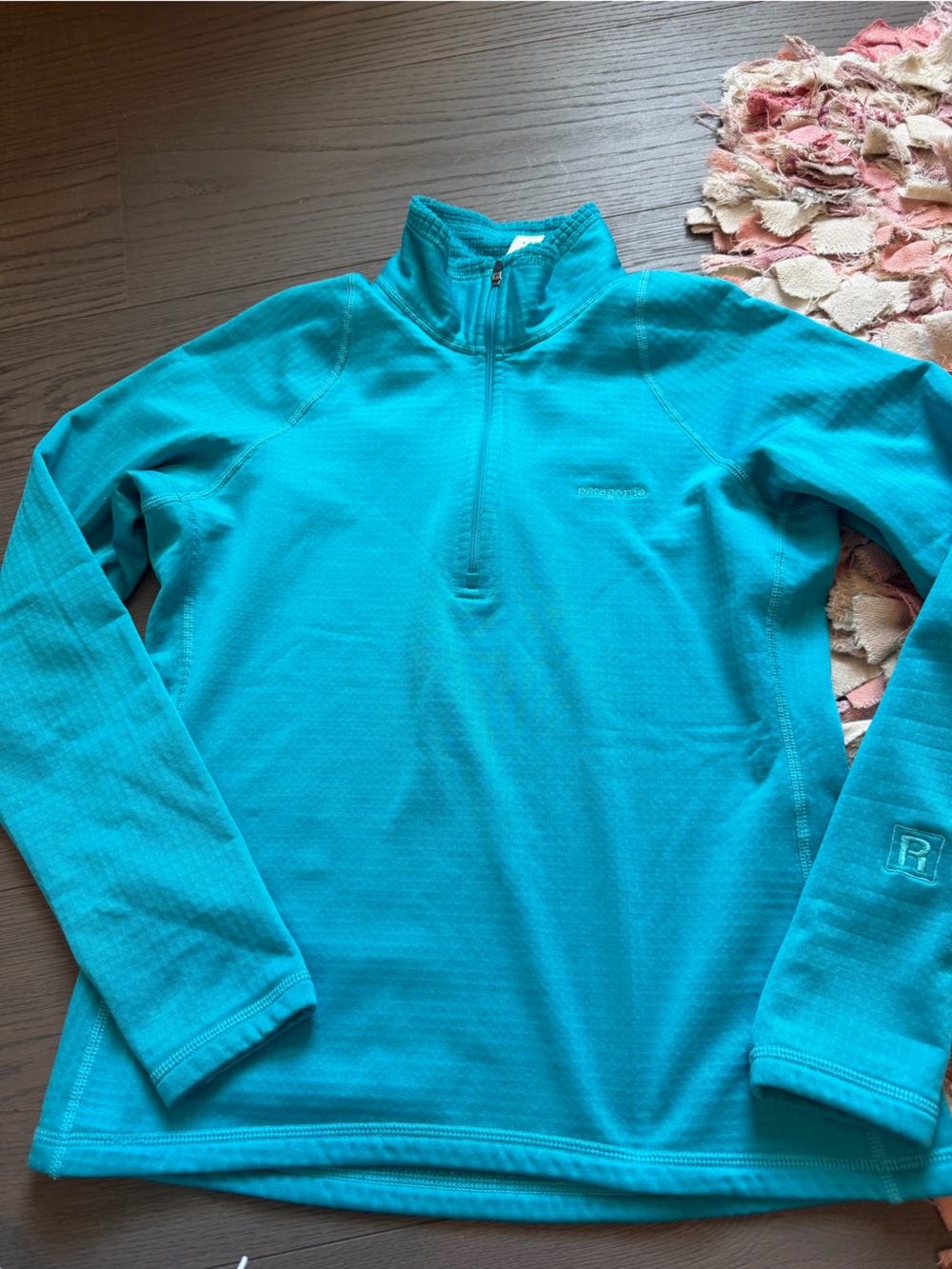 Patagonia Teal Women's Fleece Half-Zip Pullover